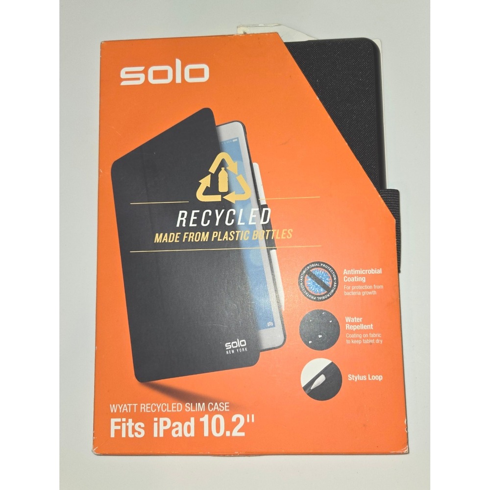 Solo New York Universal Tablet Case - Fits iPad 10.2" Tablets,‎ Black